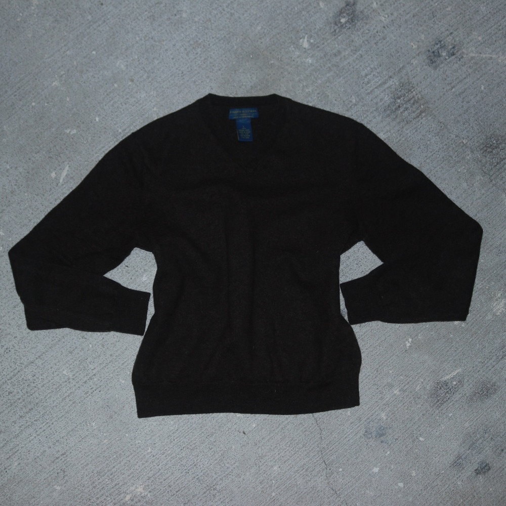 Joseph & Lyman Vintage Crewneck Long Sleeve 100% Merino Wool Sweater Size L